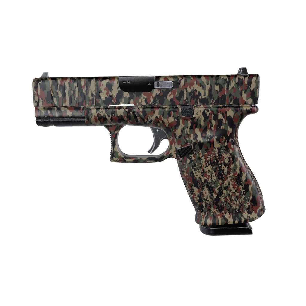 Pistol & Revolver Cumulus Militant Copper Camo Gun Skin