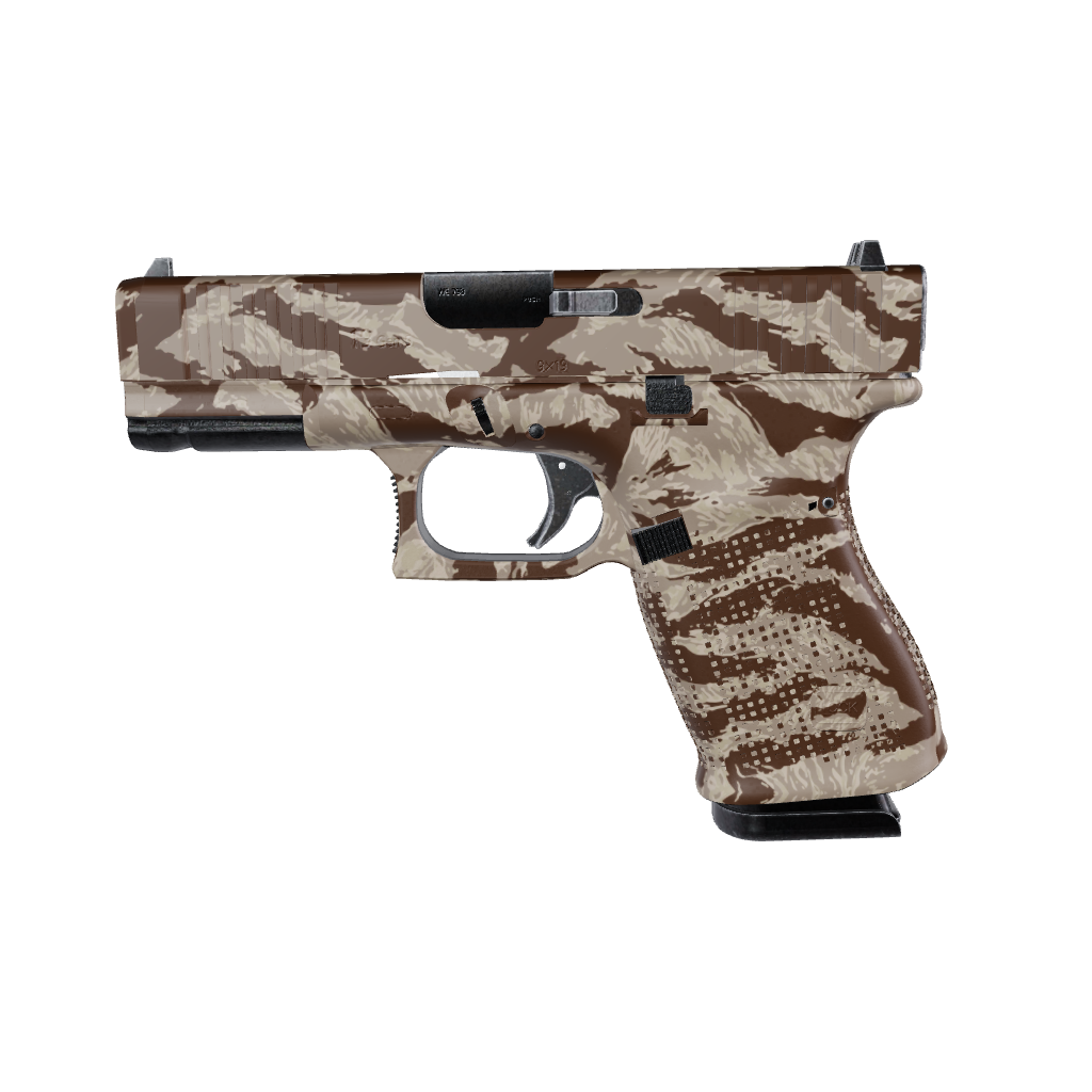 Pistol & Revolver Vietnam Tiger Stripe Desert Gun Skin