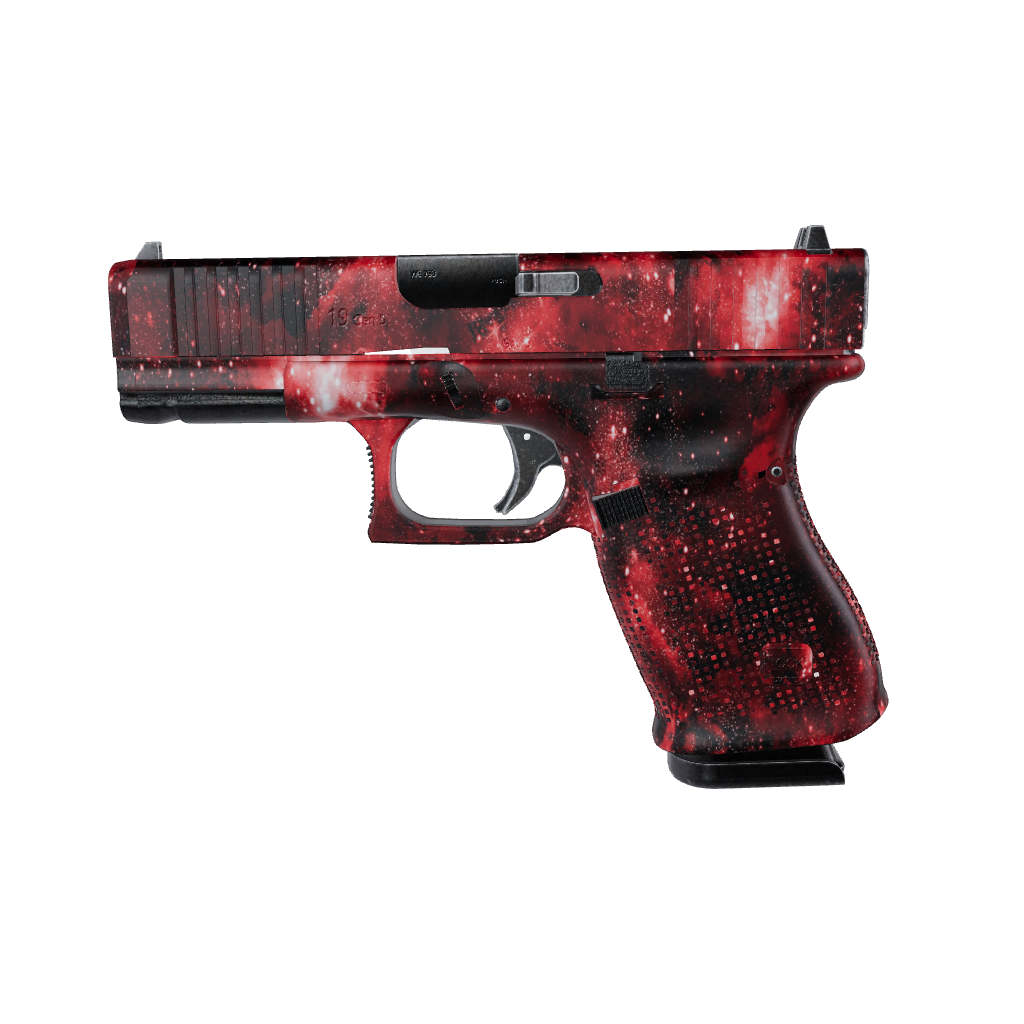 Pistol & Revolver Galaxy Red Gun Skin