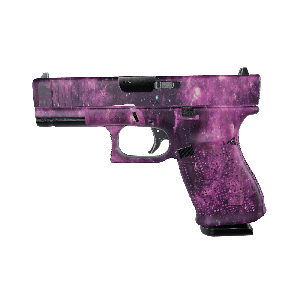 Pistol & Revolver Galaxy Purple Nebula Gun Skin