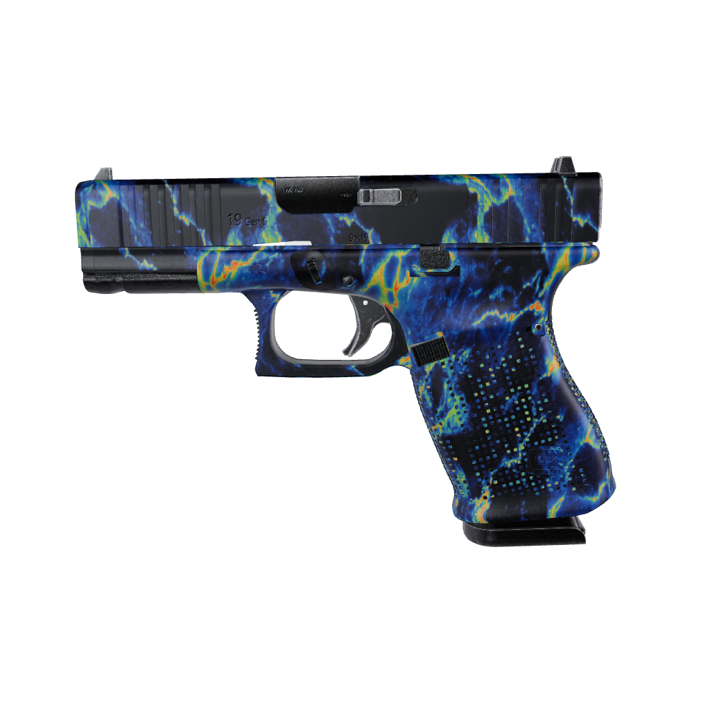 Pistol & Revolver Stone Thermal Marble Gun Skin 