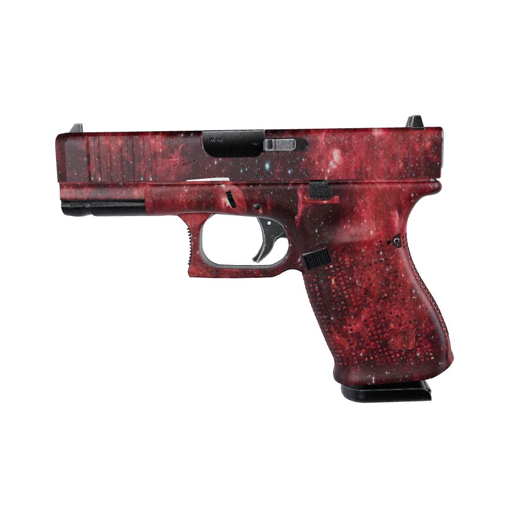 Pistol & Revolver Galaxy Red Nebula Gun Skin