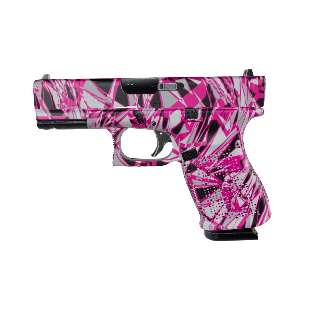 Pistol & Revolver Sharp Magenta Tiger Camo Gun Skin