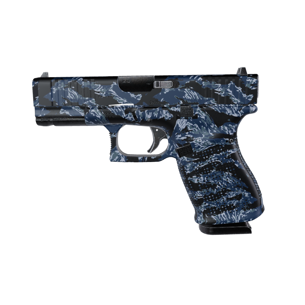 Pistol & Revolver Vietnam Tiger Stripe Navy Gun Skin