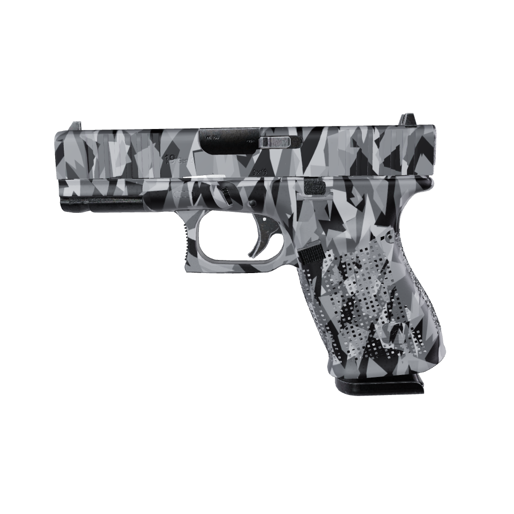 Pistol & Revolver Shattered Urban Night Camo Gun Skin