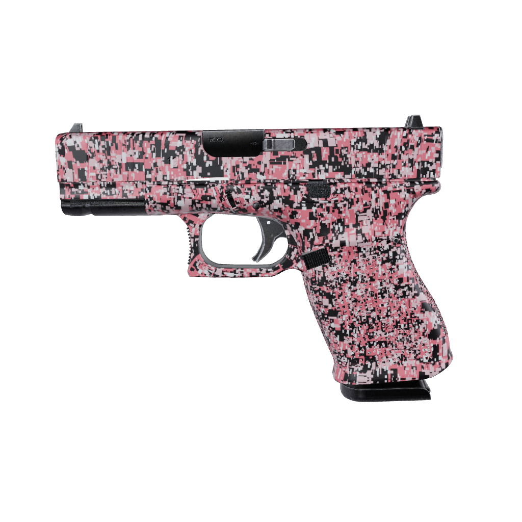 Pistol & Revolver Digital Pink Camo Gun Skin