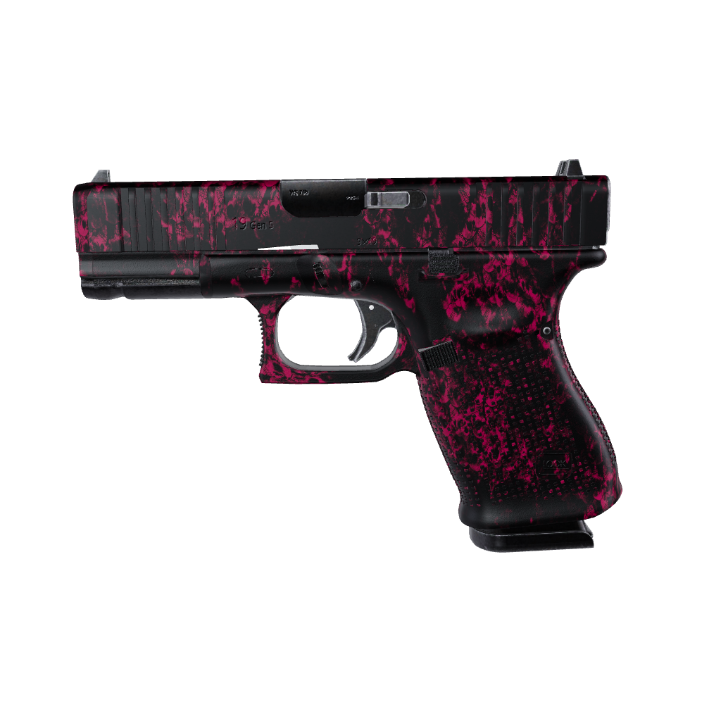 Pistol & Revolver Skull Magenta Gun Skin