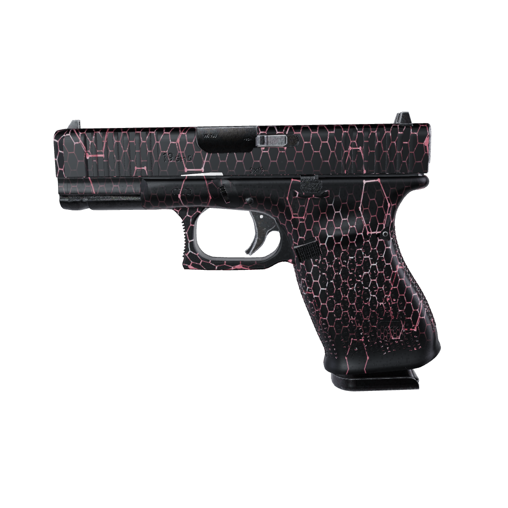 Pistol & Revolver Vivid Hex Pink Gun Skin