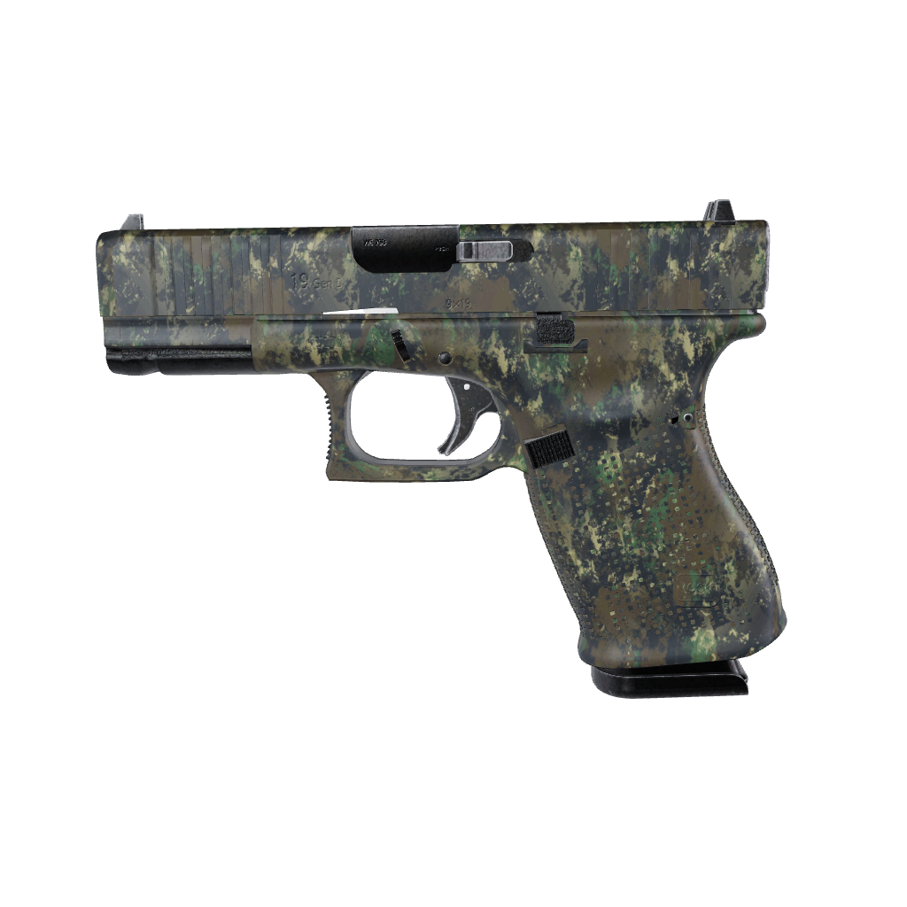 Pistol & Revolver Substrate Spokane Camo Gun Skin