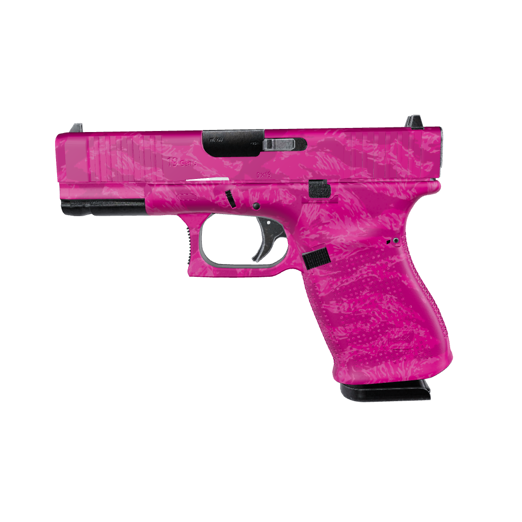 Pistol & Revolver Vietnam Tiger Stripe Elite Magenta Gun Skin