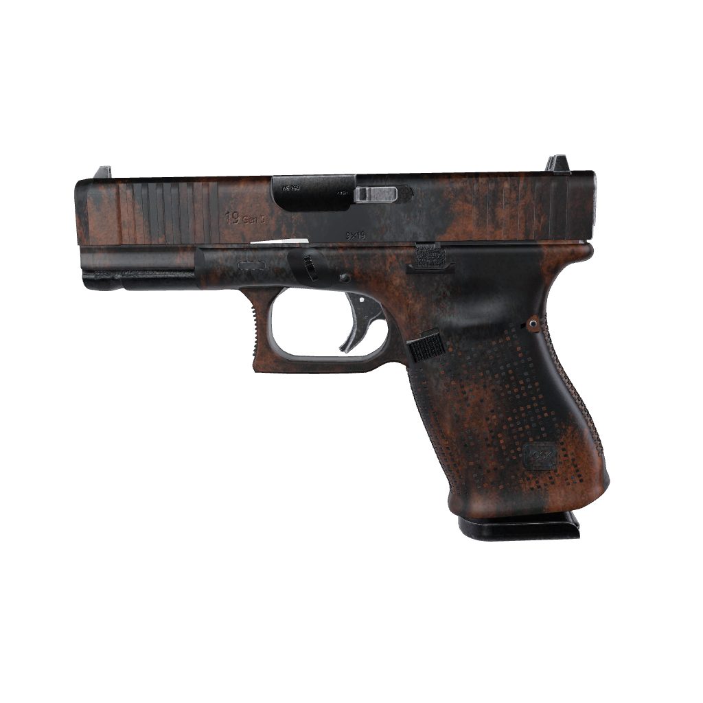 Pistol & Revolver Rust Black Gun Skin