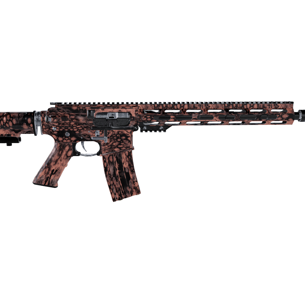 AR 15 Pulse Coral Camo Gun Skin Pattern