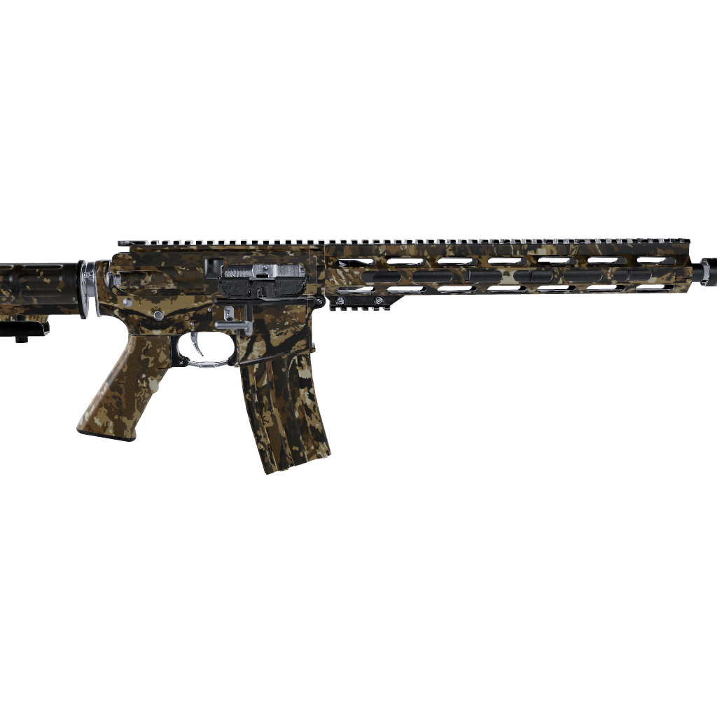 AR 15 RELV X3 Harvester Camo Gun Skin Vinyl Wrap Film