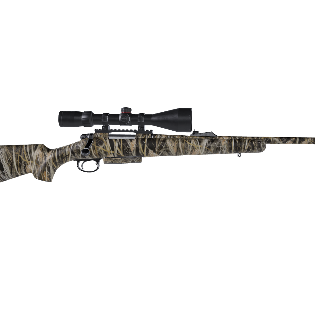 Rifle Nature Dry Grassland Camo Gun Skin Vinyl Wrap