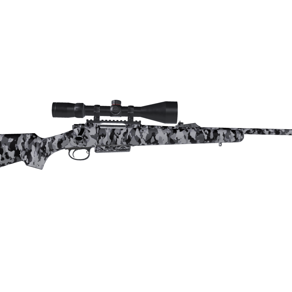 Rifle Cumulus Urban Night Camo Gun Skin Vinyl Wrap