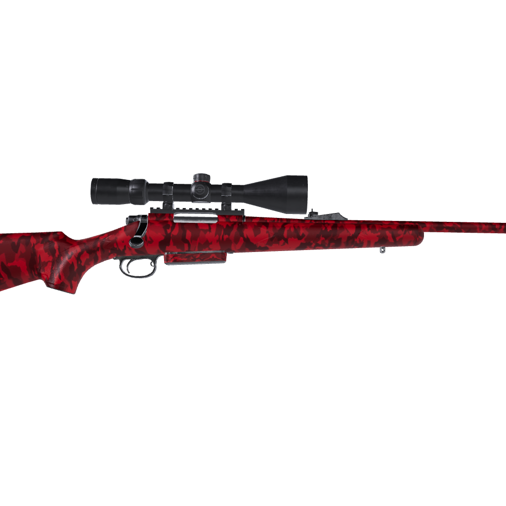 Rifle Erratic Elite Red Camo Gun Skin Vinyl Wrap