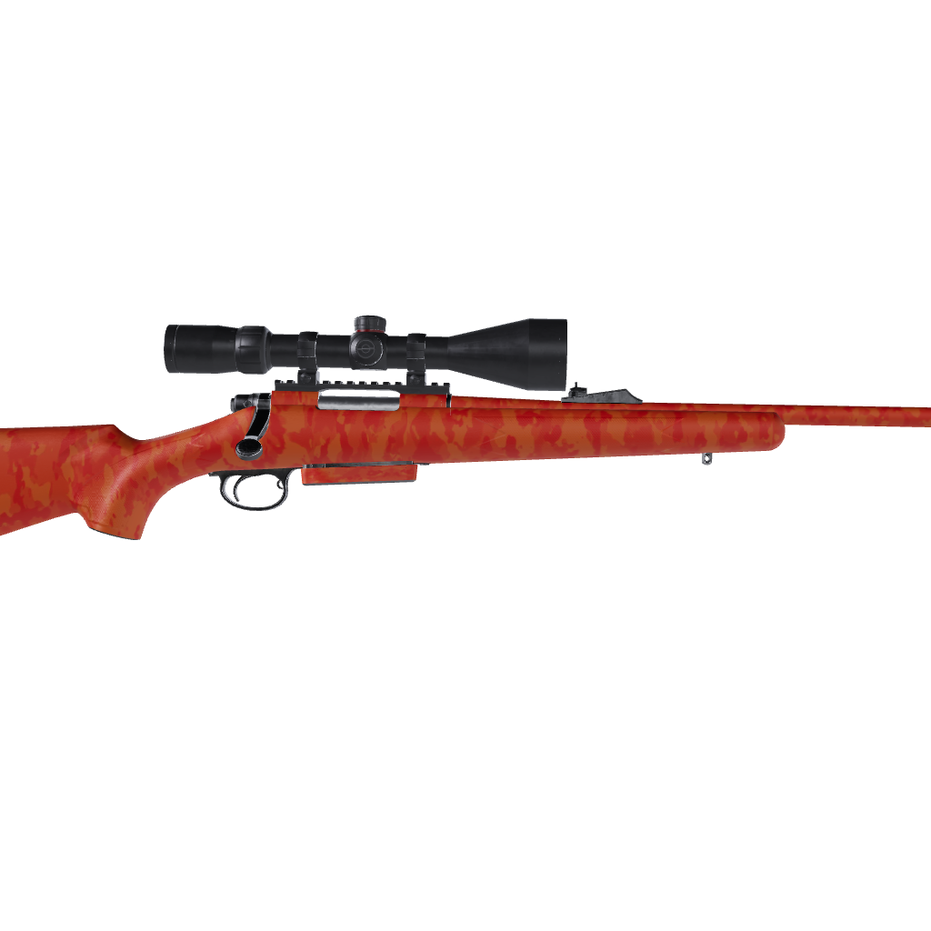 Rifle Cumulus Elite Orange Camo Gun Skin Vinyl Wrap