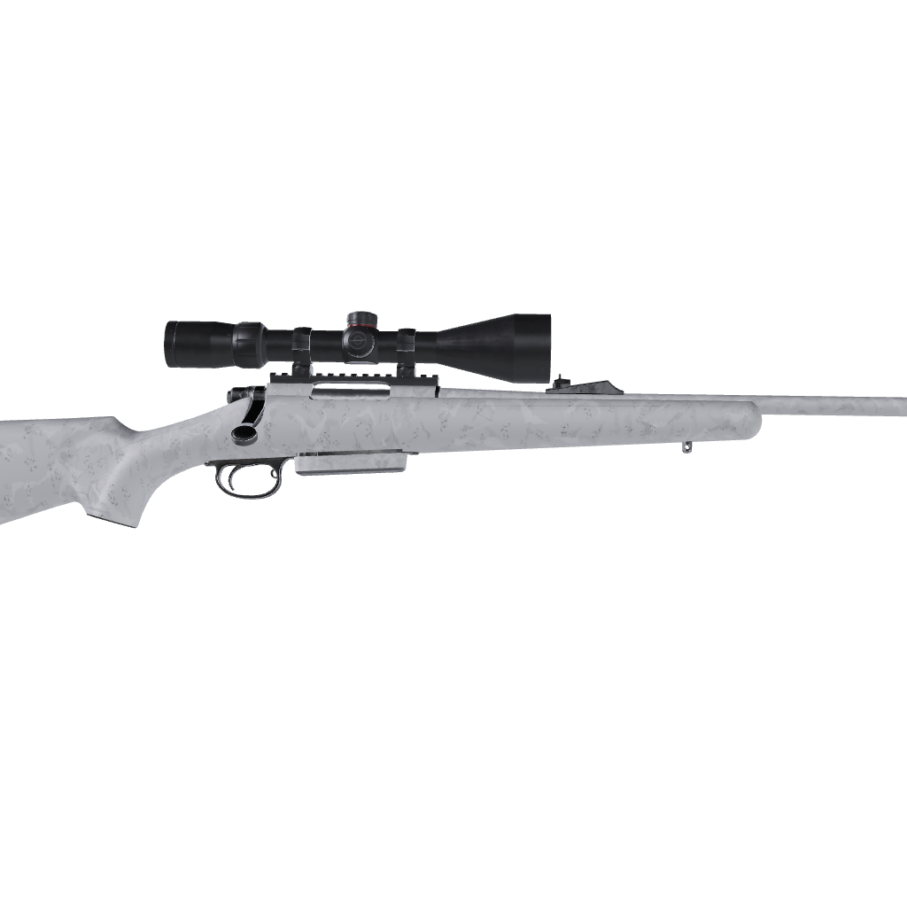 Rifle Battle Storm Elite White Camo Gun Skin Vinyl Wrap