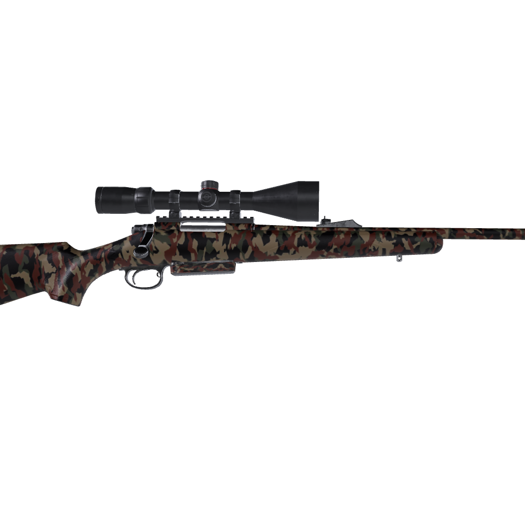 Rifle Erratic Militant Copper Camo Gun Skin Vinyl Wrap