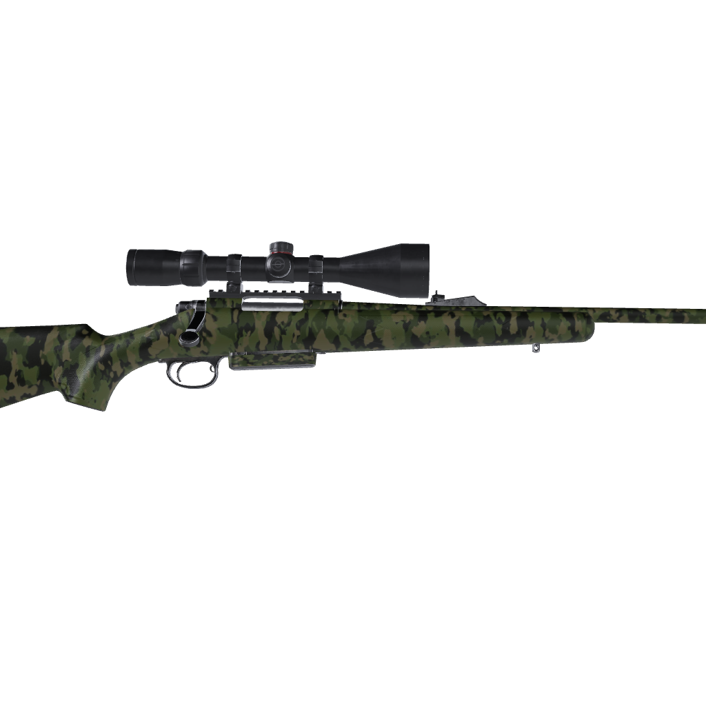 Rifle Cumulus Army Green Camo Gun Skin Vinyl Wrap