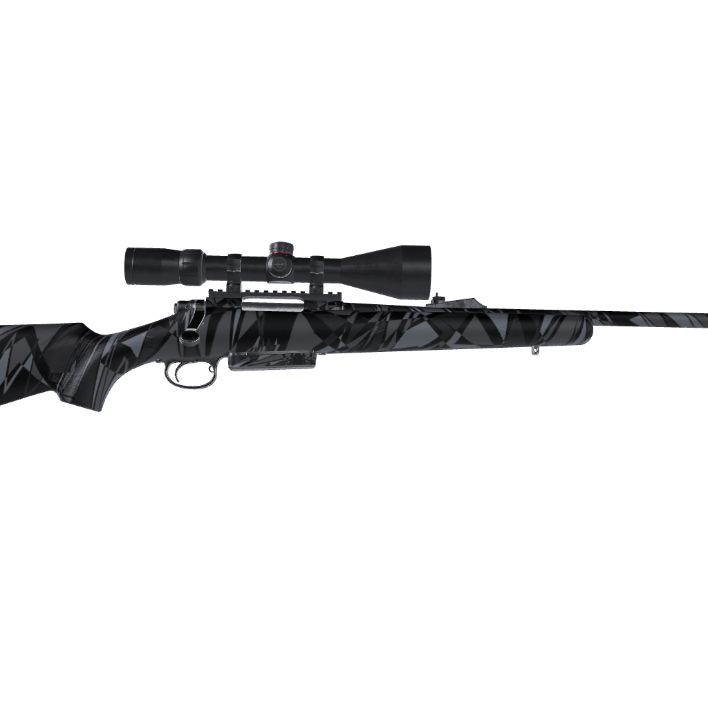 Rifle Sharp Midnight Camo Gun Skin Vinyl Wrap