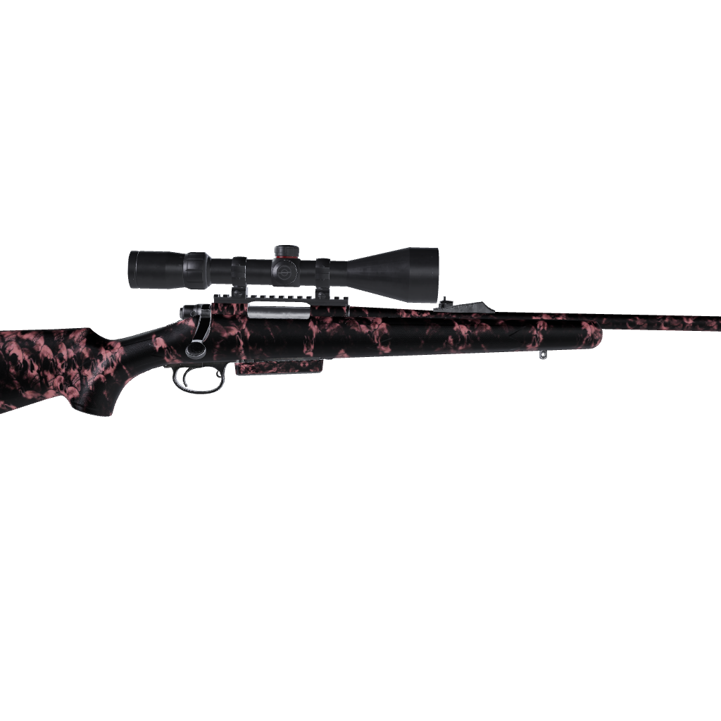 Rifle Skull Salmon Gun Skin Vinyl Wrap