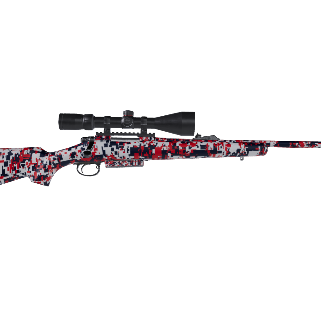 Rifle Digital America Camo Gun Skin Vinyl Wrap