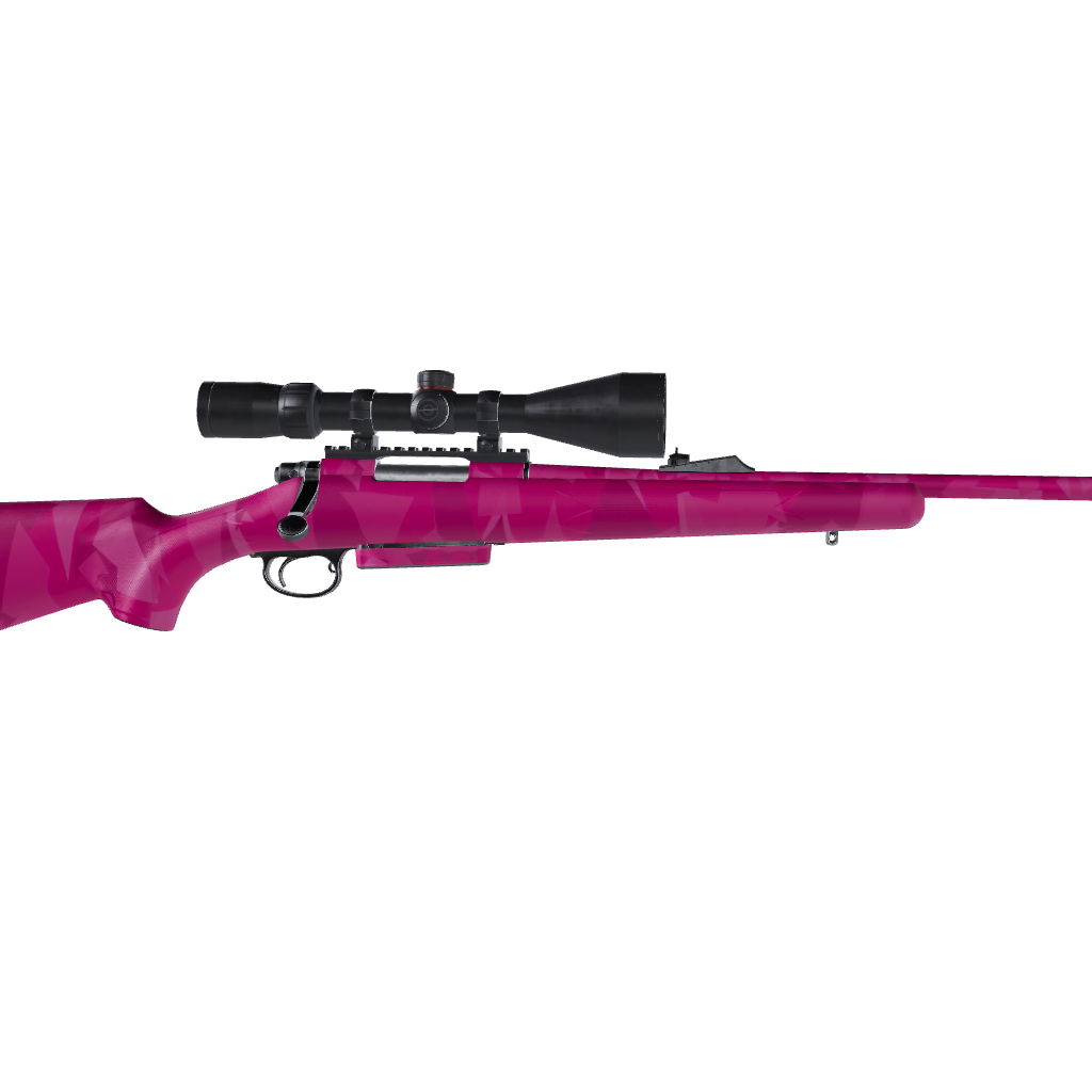 Rifle Shattered Elite Magenta Camo Gun Skin Vinyl Wrap