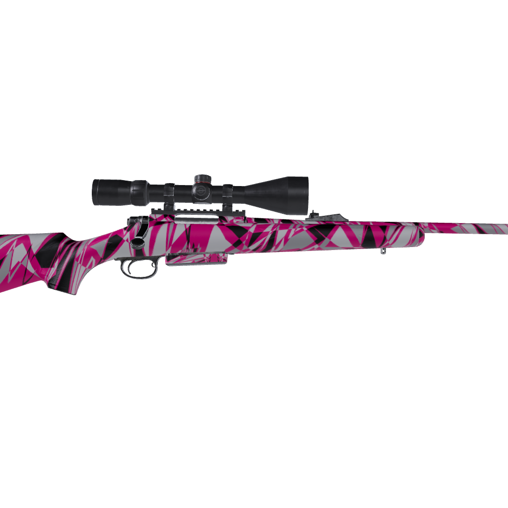 Rifle Sharp Magenta Tiger Camo Gun Skin Vinyl Wrap