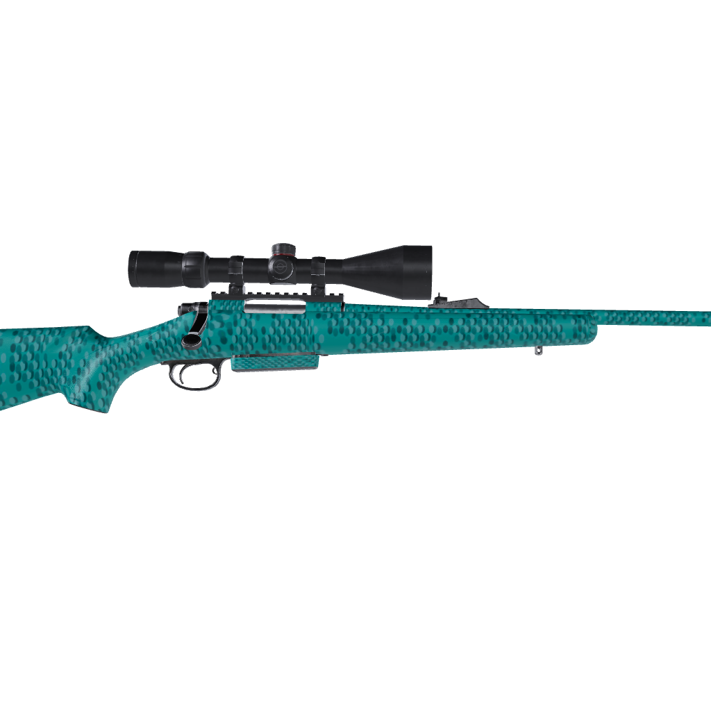 Rifle Eclipse Camo Elite Tiffany Blue Gun Skin Vinyl Wrap