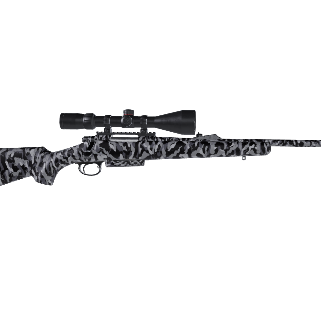 Rifle Ragged Urban Night Camo Gun Skin Vinyl Wrap