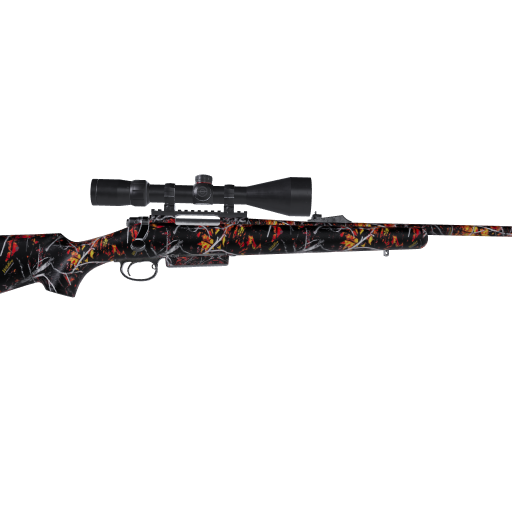 Rifle Sirphis Wildfire Camo Gun Skin Vinyl Wrap