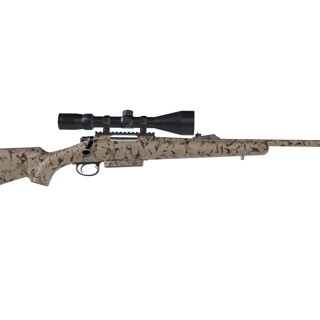 Rifle Battle Storm Desert Camo Gun Skin Vinyl Wrap