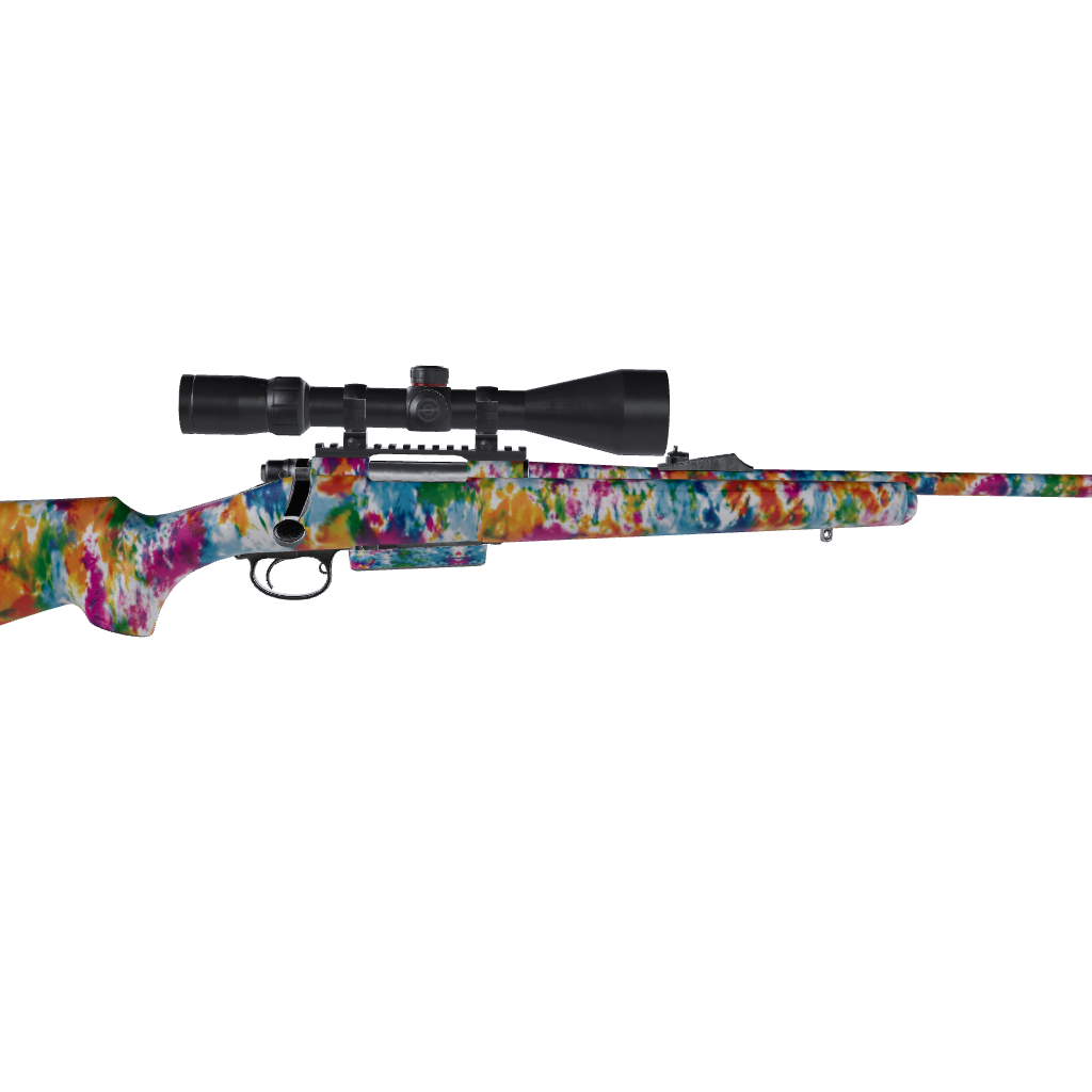 Rifle Tie Dye Clementine Kiss Gun Skin Vinyl Wrap