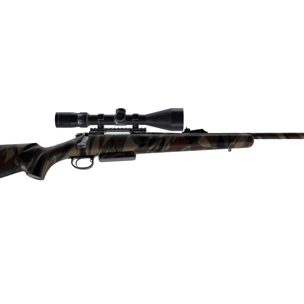 Rifle Sharp Militant Copper Camo Gun Skin Vinyl Wrap