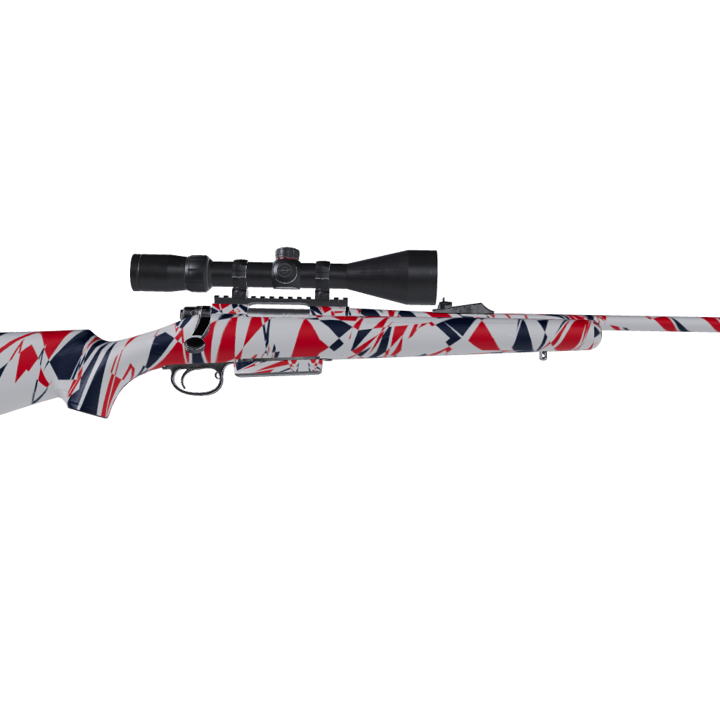 Rifle Sharp America Camo Gun Skin Vinyl Wrap