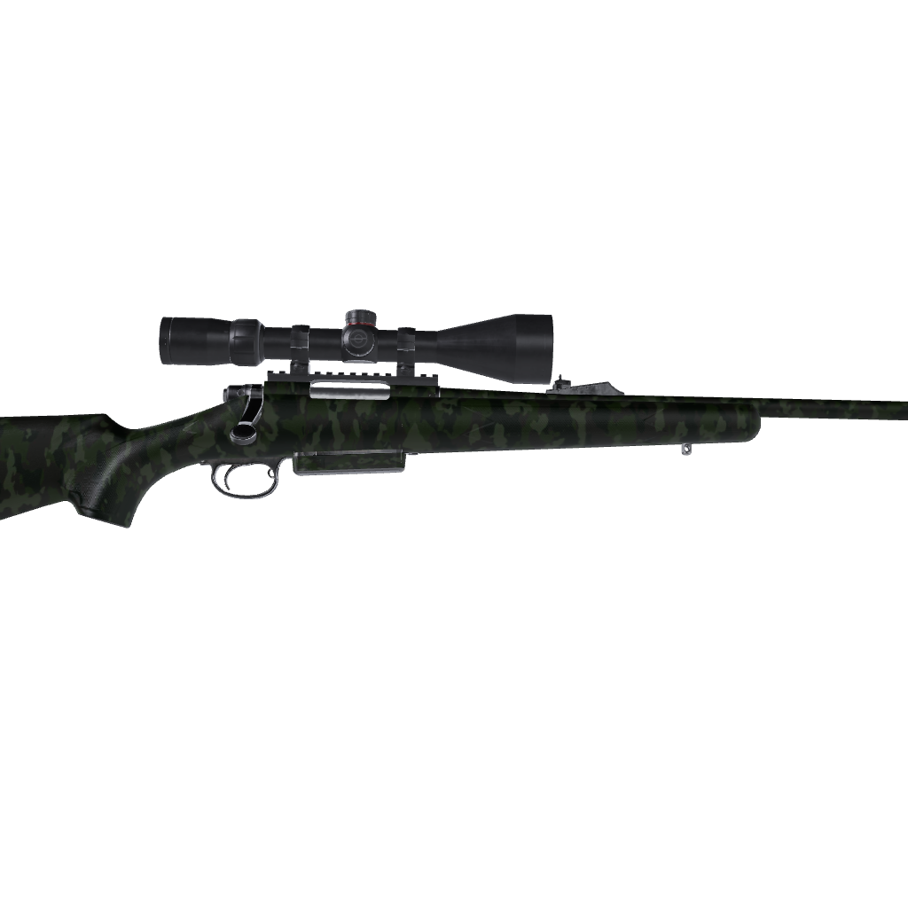 Rifle Cumulus Army Dark Green Camo Gun Skin Vinyl Wrap