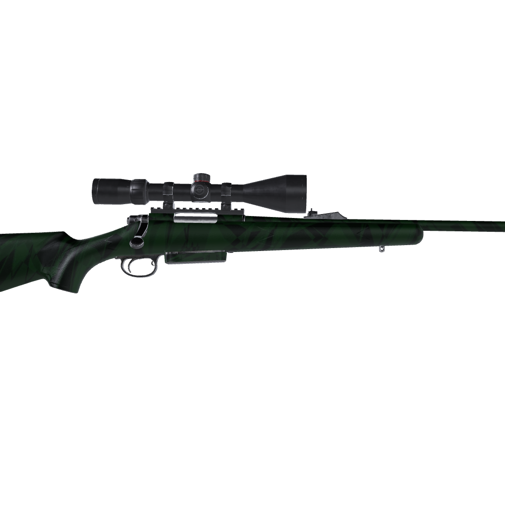 Rifle Sharp Elite Green Camo Gun Skin Vinyl Wrap