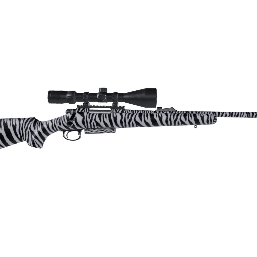 Rifle Animal Print Zebra Gun Skin Vinyl Wrap