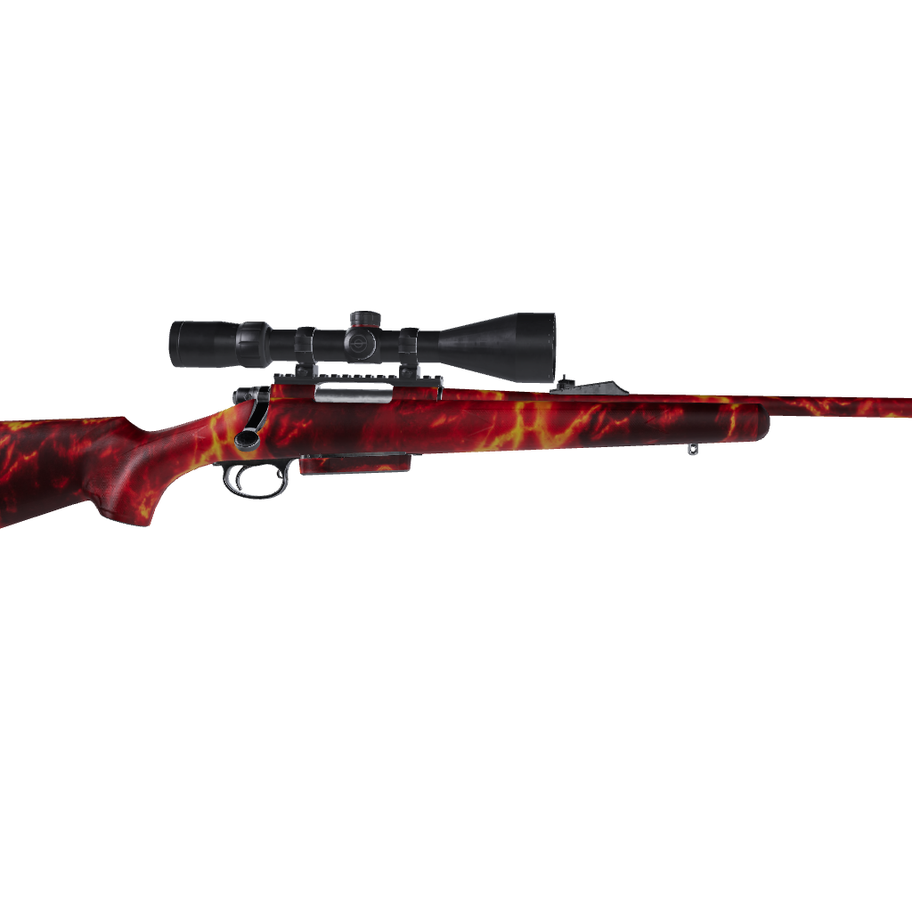 Rifle Stone Magma Marble Gun Skin Vinyl Wrap