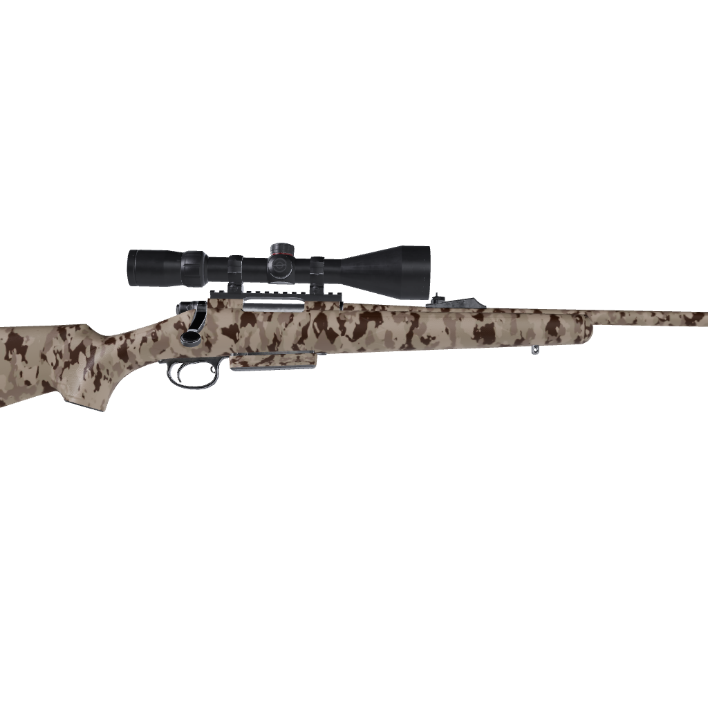 Rifle Cumulus Desert Camo Gun Skin Vinyl Wrap