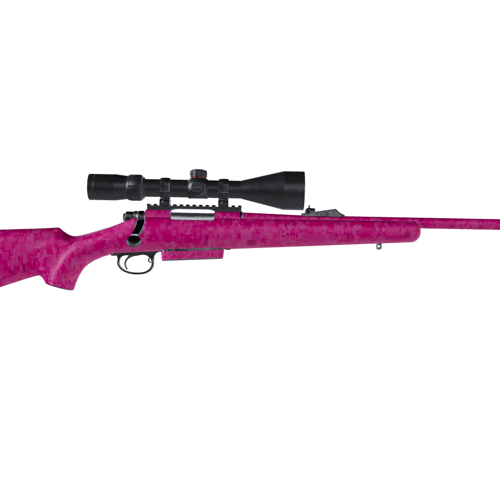 Rifle Digital Elite Magenta Camo Gun Skin Vinyl Wrap