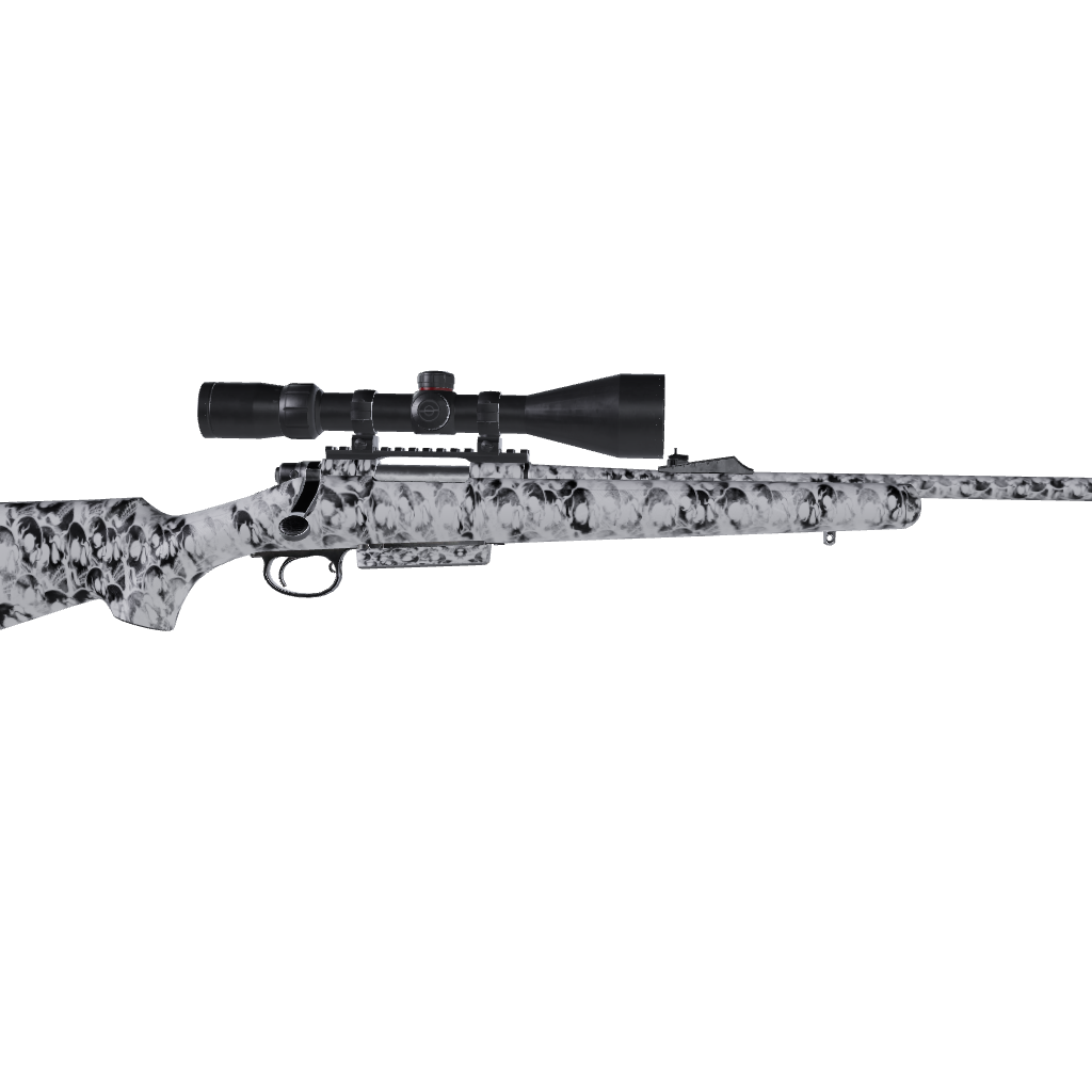 Rifle Skull X-Ray Gun Skin Vinyl Wrap