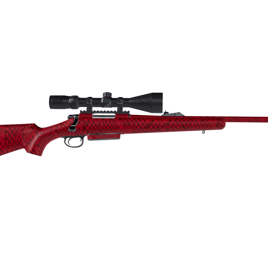 Rifle Eclipse Camo Elite Red Gun Skin Vinyl Wrap