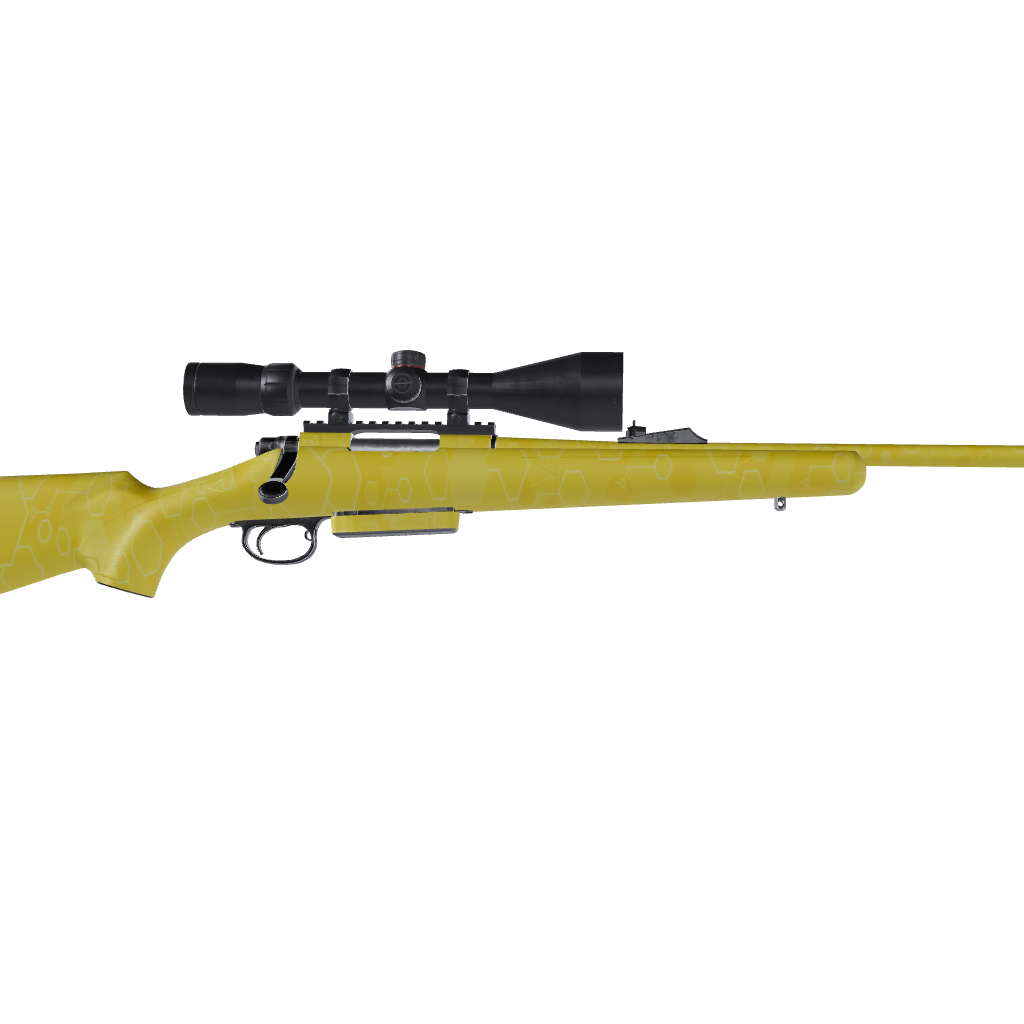 Rifle Hex DNA Elite Yellow Gun Skin Vinyl Wrap