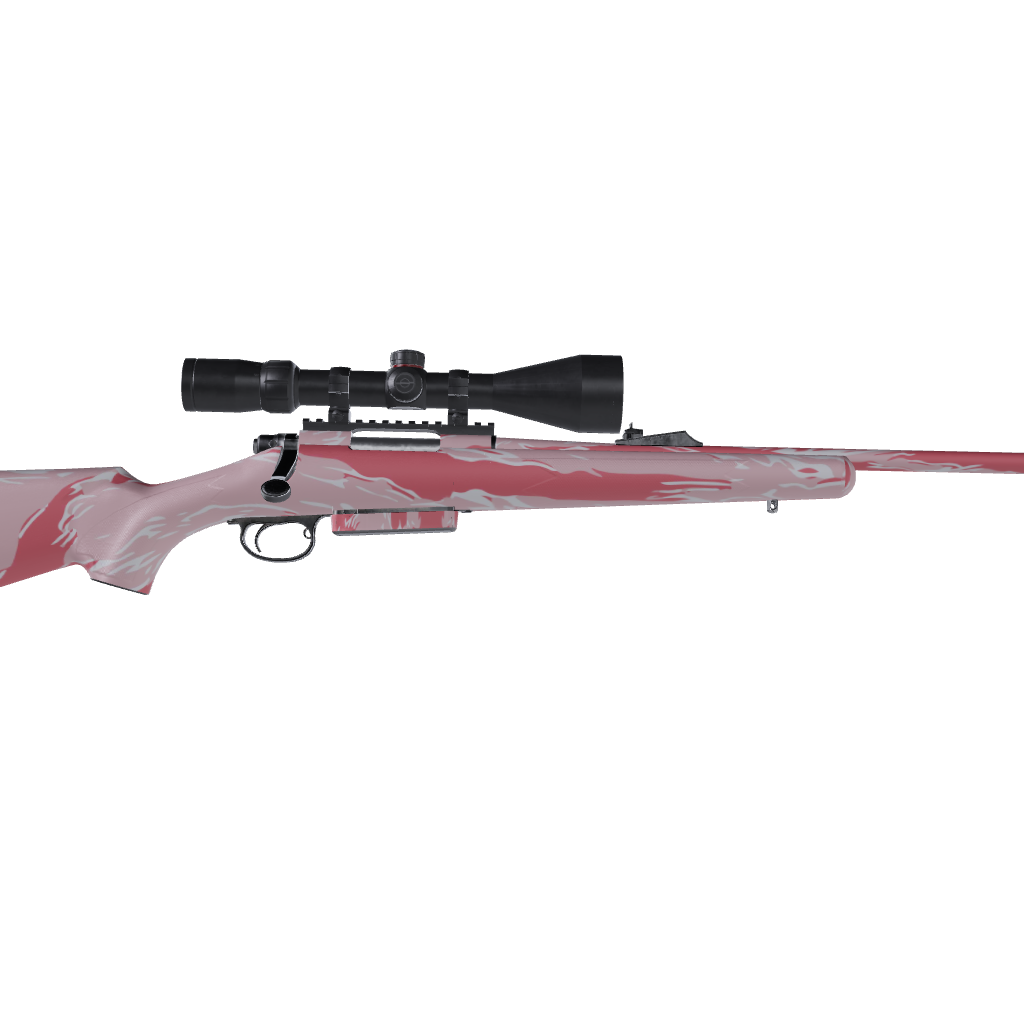 Rifle Shredded Pink Camo Gun Skin Vinyl Wrap