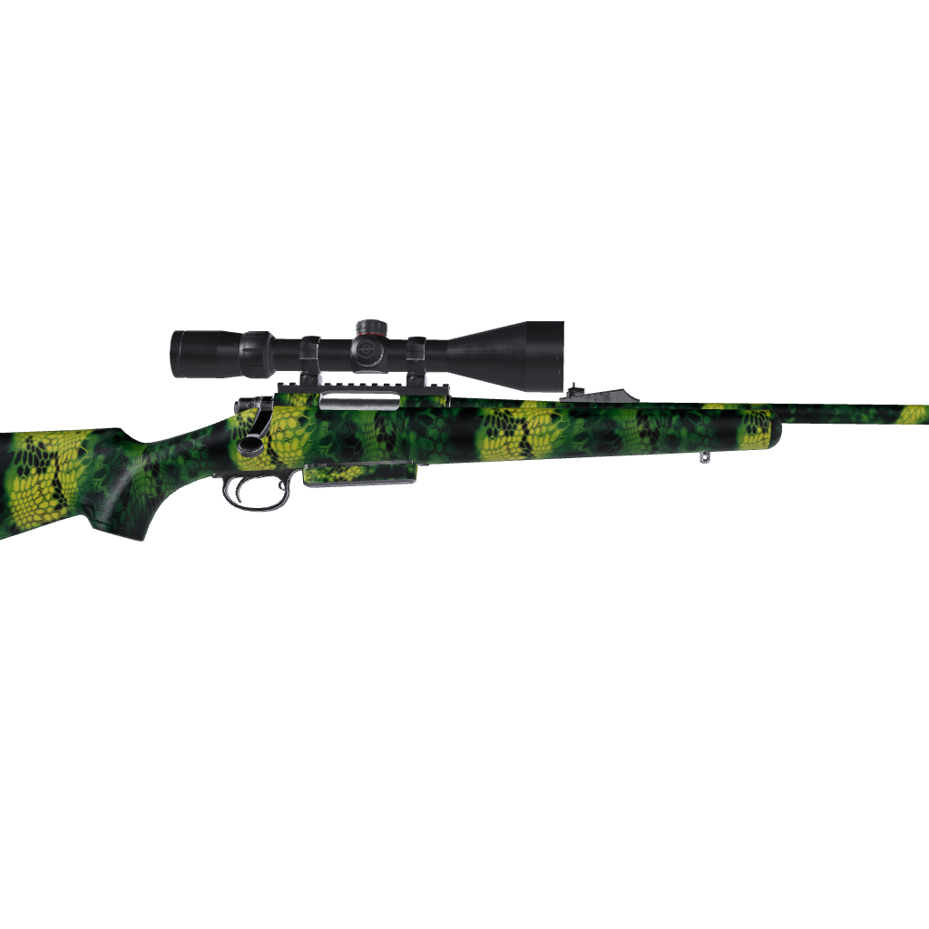 Rifle Kryptek Toxic Waste Camo Gun Skin Vinyl Wrap