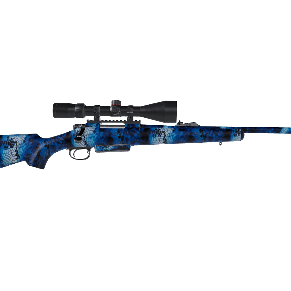 Rifle Kryptek Blue Lightning Camo Gun Skin Vinyl Wrap