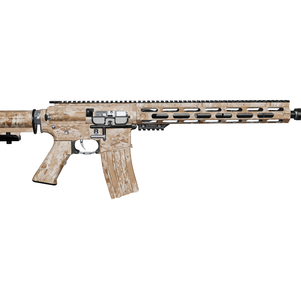 AR 15 Substrate Sedona Sand-Dune Camo Gun Skin Vinyl Wrap Film