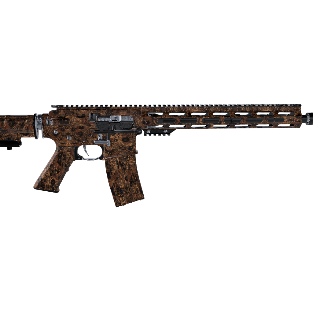 AR 15 Toadaflage Dryland Camo Gun Skin Vinyl Wrap